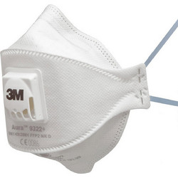 3M Aura 9322+ FFP2 NR D με Βαλβίδα Εκπνοής 1τμχ