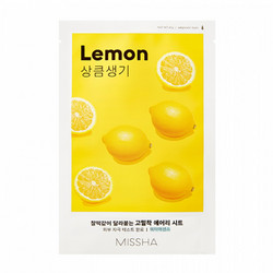 Missha Airy Fit Lemon Sheet Μάσκα Προσώπου για Ενυδάτωση 19gr
