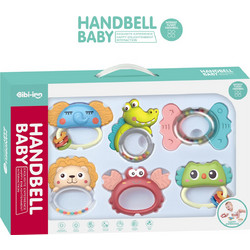 Baby teether& rattle Animals 6 pcs