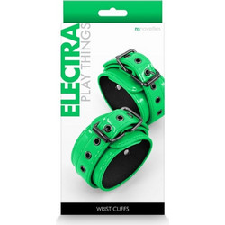 NS Novelties Electra Wrist Cuffs Green