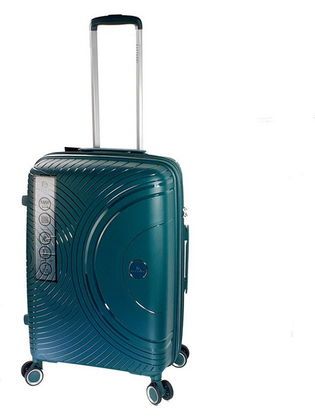 Bartuggi 724-808.60 Βαλίτσα Μεσαία 66x45x26cm με 4 Ρόδες Πράσινη