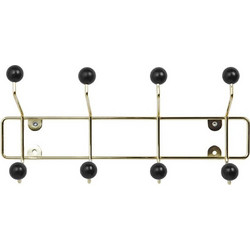 Κρεμάστρα Saturnus PT2606 34x10x15cm Gold-Black Present Time Μέταλλο