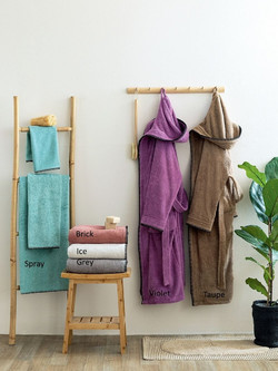 Palamaiki Μπουρνούζι Bath Collection Bridge Grey