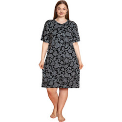 Asel Φόρεμα Homewear Μαύρο 5140