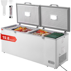 VEVOR Chest Freezer 19,8 cu.ft / 561 L Μεγάλη κατάψυξη & 4 αφαιρούμενα καλάθια