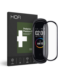 Hofi Hybrid 3D Full Face Tempered Glass XIAOMI Mi Band 4 Μαύρο