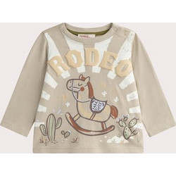 Βρεφική Μπλούζα για Αγόρια Beige Rodeo ΜΠΕΖ