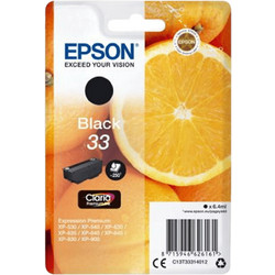 Epson 33 Black Μελάνι Εκτυπωτή Inkjet C13T333140