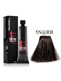 Goldwell TopChic 5ΝRR Ανοιχτό Καστανό Έντονο Κόκκινο Μόνιμη Βαφή Μαλλιών 60ml
