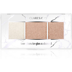 Claresa Too Glam To Give Damn 11 Rosy Glow Bronzer & Highlighter Palette 12.5gr