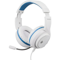 Deltaco GAM-127 Gaming Headset Over Ear White Blue
