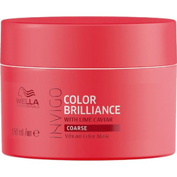 Wella Professionals Invigo Color Brilliance Coarse Μάσκα Μαλλιών για Προστασία Χρώματος & Επανόρθωση για Λεπτά & Βαμμένα Μαλλιά 150ml