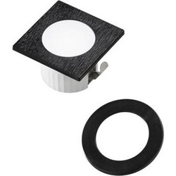 ΣΠΟΤ ΟΡΟΦΗΣ ΧΩΝΕΥΤΟ LED 3 4000K Φ.4.4cm Ν. INC-DAMA-QR44-NER