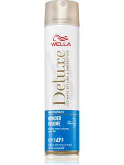 Wella Deluxe Wonder Volume & Protection Λακ Μαλλιών για Όγκο Πολύ Δυνατό Κράτημα 250ml