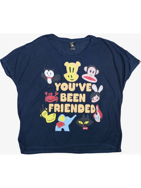 PAUL FRANK Women Friended T-Shirt - NAVY BLUE - 1020-1040-2005-NAVY