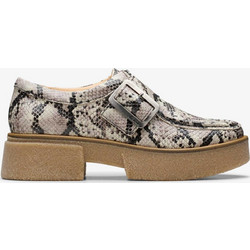 Clarks γυναικεία μοκασίνια με snake print - 26178680 Γκρι