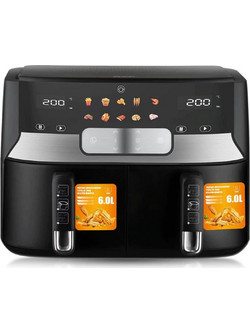 Raf R-5272 Air Fryer 12lt με Διπλό Κάδο