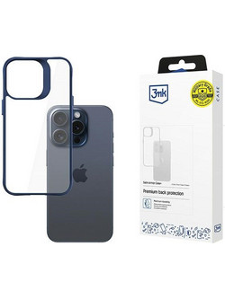 3MK Satin Armor Case+ - θήκη για Apple iPhone 15 Pro Max - Μπλε