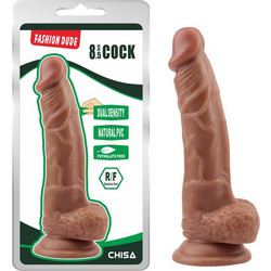 Chisa Novelties Fashion Dude 8.5" Latin Ρεαλιστικό Dildo με Βεντούζα & Όρχεις 21cm Latin