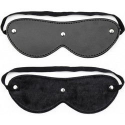 Fur Blindfold with 3 Rivets