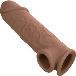 CalExotics Maxx Life-Like Extension 7 Κάλυμμα Επιμήκυνσης Πέους Brown Skin