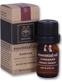 Apivita Βιολογικό Αιθέριο Έλαιο Κανέλα 5ml
