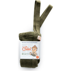 Silly Silas Κολάν Teddy Warmy Footless Olive 6-36m