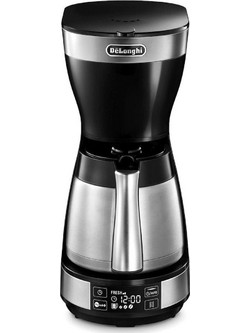 DeLonghi Autentica ICM 16731 Προγραμματιζόμενη Καφετιέρα Φίλτρου 1200W με Ανοξείδωτη Κανάτα Θερμός