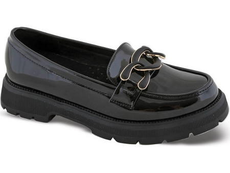 P7005B Κοριτσίστικο Loafers SMART KIDS Μαύρο