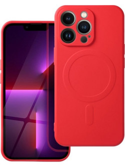 Is Tpu Silicone Mag Iphone 16 Pro Max Red Backcover - (SILMAGIPH16PMR)