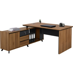 HomeMarkt Γωνιακό Γραφείο Ξύλινο 160x160x75cm HM2348