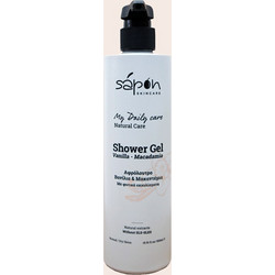 Sapon Vanilla & Macadamia Αφρόλουτρο σε Gel για Ξηρό Δέρμα 500ml