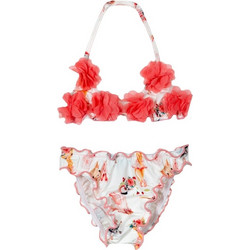 Tortue Παιδικό Μαγιό Bikini Set για Κορίτσι Λευκό S2-121-206