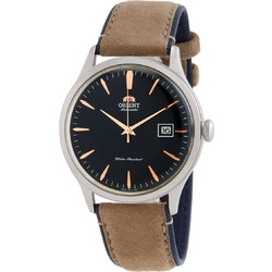 Orient Bambino Ανδρικό Ρολόι Αυτόματο με Μπεζ Δερμάτινο Λουράκι RA-AC0P02L10B