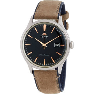 Orient Bambino Ανδρικό Ρολόι Αυτόματο με Μπεζ Δερμάτινο Λουράκι RA-AC0P02L10B
