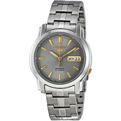 Seiko Ανδρικό Ρολόι Αυτόματο με Ασημί Μεταλλικό Μπρασελέ SNKK67K1