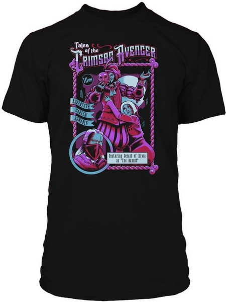 The Witcher! Crimson Avenger T-Shirt - Μαύρο
