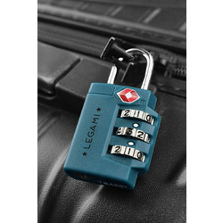 LEGAMI TRAVEL Luggage Padlock - Petrol Blue TSA0003