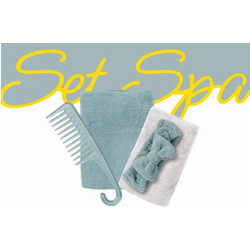 Amo la Casa Σετ Αξεσουάρ Spa 4 Τμχ - Alma Βεραμάν/Κρεμ
