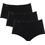 Sloggi Βαμβακερά Ψηλόμεσα Γυναικεία Slip Μαύρα 3Pack 10167191-0004