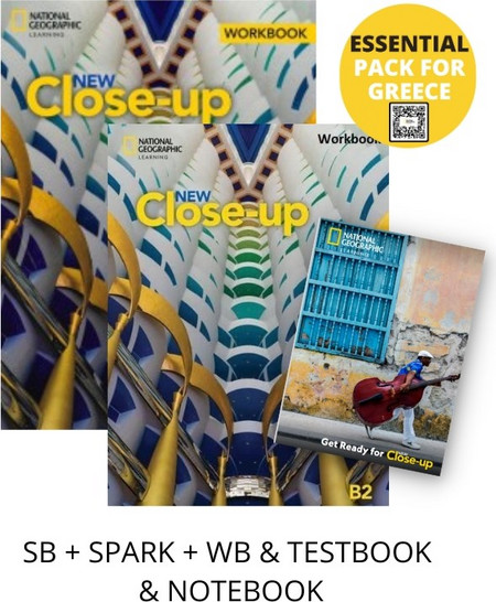 NEW CLOSE-UP B2 ESSENTIAL PACK FOR GREECE (SB + SPARK + WB & TESTBOOK & NOTEBOOK)