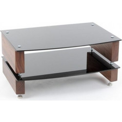 Custom Design Custom Design Milan 6 Hi-Fi 2 Walnut With Black Glass 15742