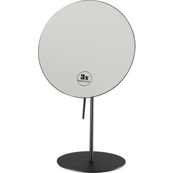 CROWN 41810-002 NAOMI Επιτραπέζιος καθρέπτης Μασίφ μπρούντζος - χρωμίου Διαστάσεις:150xO 200x370 mm
