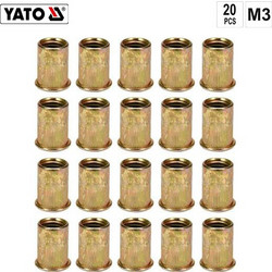 YATO YT-36470 ΠΡΙΤΣΙΝΙΑ ΣΠΕΙΡΩΜΑΤΟΣ Μ3 ΣΕΤ 20 ΤΜΧ