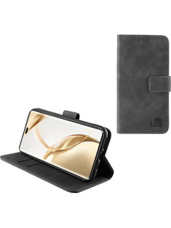 Lime Essential Magnet Book Stand Clip Θήκη (Honor 200 5G) Grey