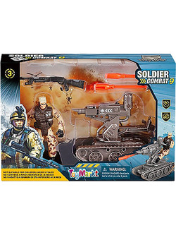 ToyMarkt Στρατιώτης & Ερπυστριοφόρο 913385 Φιγούρα Δράσης για 3+ Ετών