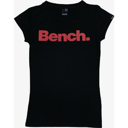 BENCH Women Dot logo T-Shirt - BLACK - 1019-1028-2001-BLK