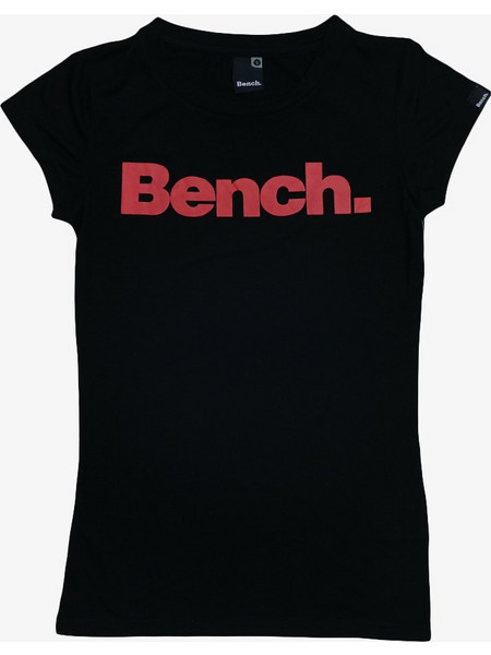 BENCH Women Dot logo T-Shirt - BLACK - 1019-1028-2001-BLK