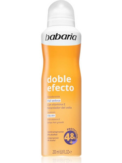 Babaria Double Effect Αποσμητικό Spray 200ml