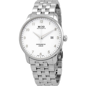 Ρολόι Mido Baroncelli Automatic Chronometer White Dial M0376081101200 - Ανδρικό Ρολόι Mido Baroncelli Automatic Chronometer White Dial M0376081101200 - Ανδρικό